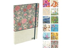 THE GIFTED STATIONERY CO. LTD. TGSC | William Morris Cray A5 Notebook | Journal Notebook Lined to Unleash Creativity | Premium Journals for Women, Students and Professionals | Inspiring A5 Lined Notebooks for Women & Everyday Ideas