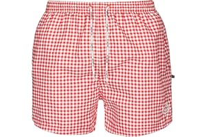 Bugatti – Bañador para hombre en color azul marino, Negro / Gris, Turquesa o Rojo, diseño moderno