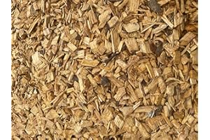 PFLANZHITS IHR PFLANZENPARTNER 300L Holzhackschnitzel grobe Stücke Garten Beete Unkrautschutz in Top Qualität Einstreu Hackschnitzel Holz