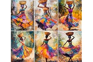 African Ladies Rice Paper, 20 x 26.5cm (6 Sheets) – 6X Decoupage Beauty Papers for Collage, Mixed Media, Card Making & Crafts, Decoupage by CRAFT KREATIVELY