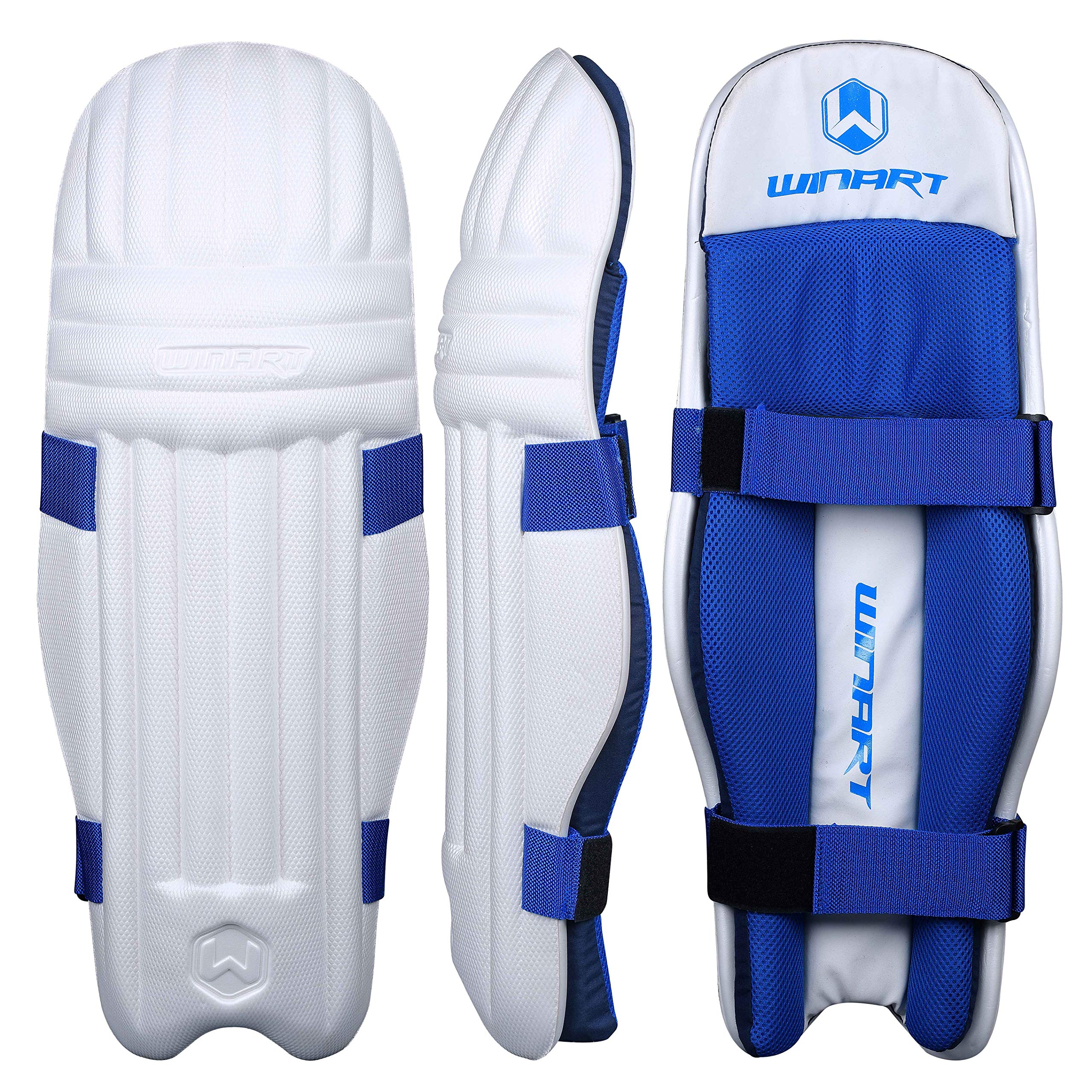 Buy WINART White Cricket Batting Legguard Pads Men Size Online
