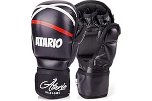 ‎ATARIO 𝐀𝐓𝐀𝐑𝐈𝐎® MMA Sparring Handschuhe mit extra Dicker Polsterung – MMA Handschuhe Sparring Kampfsport – MMA Handschuhe Herren & Damen für MMA, Grappling, Boxen, Kickboxen & Muay Thai – MMA Gloves