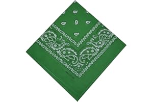 SCHALS & TÜCHER Bandana 100% Coton Original Paisley Foulard accessoire Bandeau cheveux Echarpe Mouchoirs Homme Femme Enfant