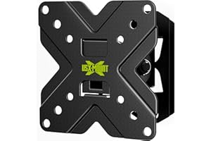 USX MOUNT USX-MOUNT TV Wandhalterung, Schwenkbar Neigbar TV Halterung für 10-26 Zoll TVs & Monitor, Fernseher Wandhalterung mit max. VESA 100x100mm, Universal Fernseher Halterung