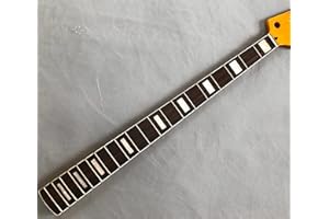 N\C 4 Saiten E-Gitarre Bass Hals Maple20Bund 86,4 cm Rosenholz Griffbrett gelb glänzend