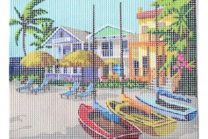 MCM Mc Kit Canevas Barques 15 x 20 cm