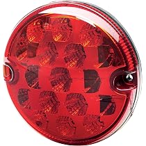 HELLA VALUEFIT 2SB 357 026-011 Luce posteriore, LED, 24/12V, Montaggio, esterno/avvitato, colore diffusore luce rosso, Spina Spina piatta, Sx/Dx, Quantità 1