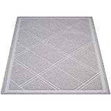 Amazon Basics Cat Litter Mat, Gray, 24" x 35"