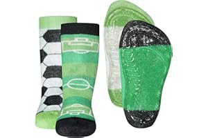 EWERS 2er-Pack Fussball Stoppersocken SoftStep, Socken mit Antirutschsohle für Jungen, Anti-Rutsch-Socken mit Gummisohle, 2 Paar rutschfeste Kindersocken für Jungs