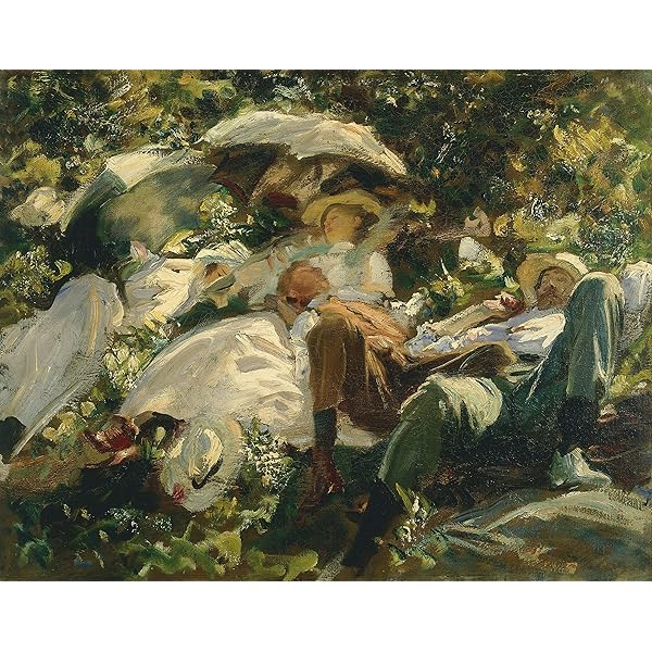 Faim Paintings Canvas Print of Landscape Art The Garden of Heaven