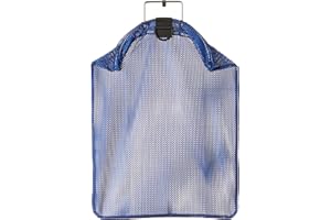 SCUBA CHOICE Scuba-Choice Spearfishing 5mm Stainless Steel Wire Handle Blue Fish Bag Net Mesh