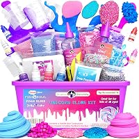 Meerjungfrau Slime-Set – 35-teilig, Leuchtend Im Dunkeln, Mit Glitzer & Zubehör (ab 9 Jahre)