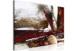 decomonkey - Impression sur Toile Intissée Abstrait 120x80 1 Pièce - Tableau Décoration Appartement Cadre en Bois Photo Déco Salon Image Esthétique Peinture sur Toile Maison