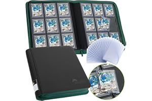 FunGuys Toploader Binder, Trading Card Binder Storage, 252 9 Pocket Top Loader Binder, Card Collection Binder, Yugioh Cards Binder, MTG Card Binder, TCG Binder, Card Folders for Trading Cards