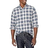 Amazon Essentials Camicia in Flanella a Maniche Lunghe (Disponibile in Taglie Extra Forti) Uomo