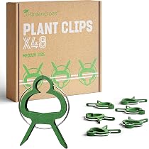 150 Clip Per Piante Da Giardino – Fissaggi In Plastica Verde 2,7x4 Cm, Per Sostenere Steli E Germogli Di Pomodori, Cetrioli E Legumi, Resistenti E Facili Da Applicare, Riutilizzabili