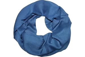 thb Richter Loopschal Schlauchschal Rundschal unifarben einfarbig basic Frühling Sommer Uni Farben Leicht