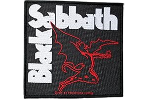 Black Sabbath Badges – symbo & Logo – Black Sabbath Patch – tissée & Licence.