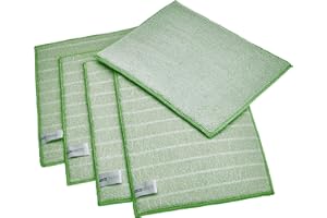 ‎TURBO PRODUKTE TURBO PRODUKTE Bamboo Microfibre Dish Cloth - Antibacterial & Washable Kitchen Cleaning Cloth for a Hygienic Kitchen (Set of 5)