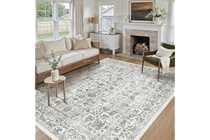 HUGEAR Vintage Dywany Do Salonu Czarny DużE Dywaniki 180x270cm Antypoślizgowy Zmywalne Sypialni Jadalni Pokoju Pralni Biura Dywanowa KróTkim WłOsiem