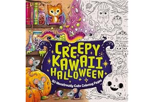 Creepy Kawaii Halloween: 50 Monstrously Cute Coloring Pages