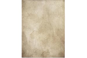 Mythrojan Papel de escritura medieval de pergamino de piel auténtica, precortado, papel vitela natural para tallar, teñir, herramientas, repujado, 5 x 7 pulgadas