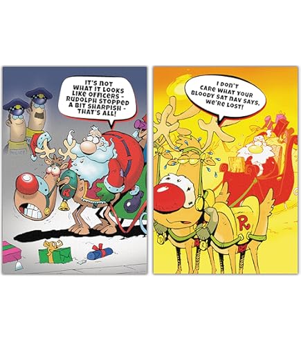 Grappige kerstkaart giraf met kerstboom van Grappige kerstkaart giraf met kerstboom van