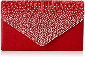 SwankySwans Abby Diamante Envelope Style Bag, Sac