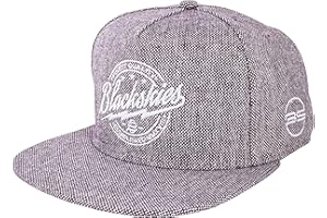 Blackskies® Snapback Cap | Damen Herren Baseball Kappe mit Stick oder floralen Muster Unisex Mütze Cap - Basecap Männer Frauen Streetwear Outdoor Sommer Freizeit