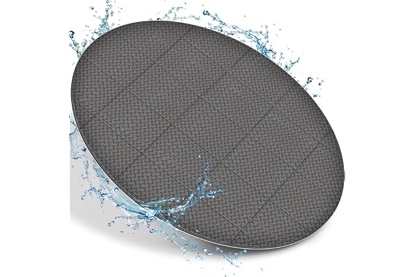 tillvex® Tapis de Sol Spa Rond 196 cm | Tapis pour Spa Extérieur | Tapis de Protection Thermique pour Piscine & Spa | Tapis Isolant pour Sol Protège et Isole