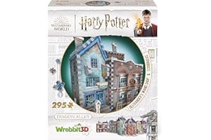 Wrebbit3D , Diagon Alley Collection: Ollivanders & Scribbulus (295pc) , 3D Puzzle , Ages 14+