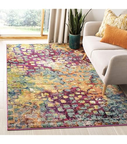 Moderner Teppich 200x300 Cm Griechisches Muster - Rutschfester Kurzflor Schwarz-Weiß