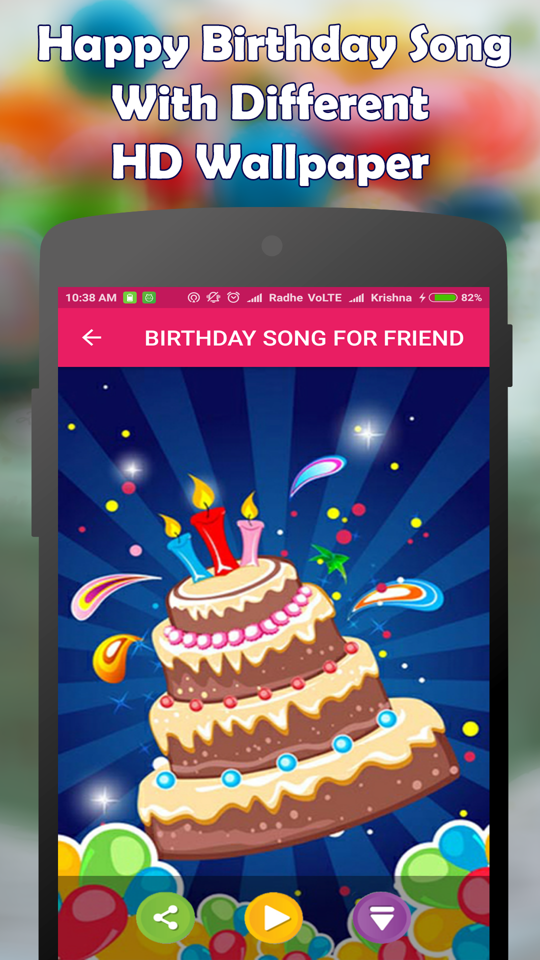 Happy Birthday Songs Amazon.de Apps für Android