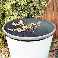 ANISTA Regentonnen Netz Abdeckung für Regenfass inkl. extra Zugkordel zur besseren Befestigung an unterschiedlichen…