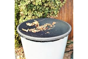 ANISTA-INDUSTRIES ANISTA Regentonnen Netz Abdeckung für Regenfass inkl. extra Zugkordel zur besseren Befestigung an unterschiedlichen Durchmessern