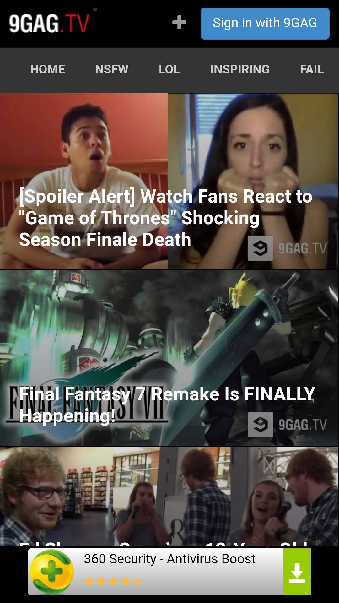 9GAG Tv Amazon de Apps F r Android