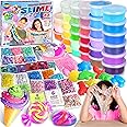 FUN KIDZ 33 Cups Jumbo Slime Kit For Girls And Boys, Funkidz Premade Ultimate Slime Pack To DIY Big Fluffy Slime Making Kits Super Party Favors Gift Toys For Kids