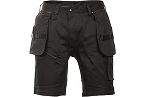 DINOZAVR Keilor Herren Kurze Arbeitshosen für den Sommer - Atmungsaktive Elastische Baumwolle Shorts