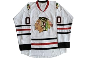 WUDU Clark Griswold #00 X-Mas Christmas Vacation Movie Hockey Jersey Blanco