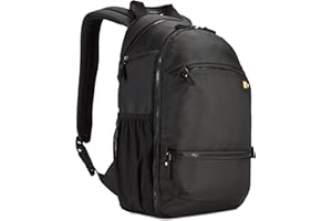 Case Logic Bryker Camera/Drone Medium Poliéster Negro Mochila - Mochila para portátiles y netbooks (Poliéster, Negro, Monótono, 270 mm, 190 mm, 410 mm)