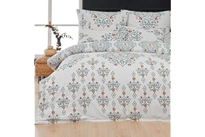 ‎MIXIBABY Mixibaby Bettwäsche Bettgarnitur Bettbezug Baumwolle 135x200 155x220 200x200 200x220 Modern, Größe:135 x 200 cm, Design Bettwäsche:Diantha D30