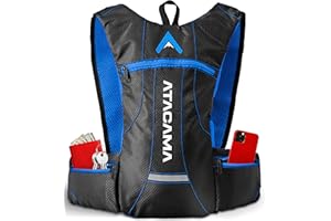 Atacama Running Vest Women & Men Hydration Backpack Water Bag - Running Backpack with / without Hydration Bladder - Running Hydration Vest Phone Holder - Bike Backpack with Hydration Pack Running Bag