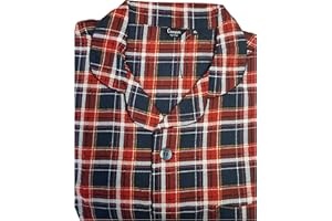 JASON JONES KENTEX Men's Traditional Warm Flannel Pyjama Set Thermal 100% Cotton napped Flannelette M L XL XXL 3XL 4XL 5XL