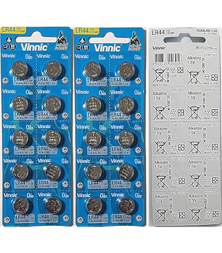 Lot De 10 Piles Vinnic L736 / LR41 / AG3 - 1,5V - Haute Performance Et Longue Durée - Compatibles Appareils électroniques