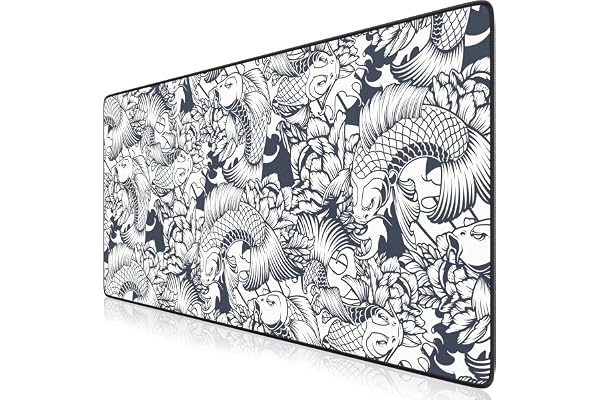 TITANWOLF - Tapis de Souris Gaming XXL 900x400mm, Mouse pad mat, sous-main Bureau Gamer Extra Large en Tissu, Base antidérapante, Haute précision et vitesse, pour claviers Roccat Razer Logitech