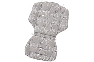 Gesslein Loop 858, Sitzauflage Kinderwagen & Buggy, universel, Wendeeinlage für Sommer & Winter, Tencel atmungsaktiv | mehrfarbig