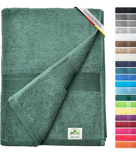 Asciugamano Da Sauna Bananalu XL 100x180 Cm, 100% Cotone 600 G/m², Colore Dark Forest, Certificato Öko-Tex
