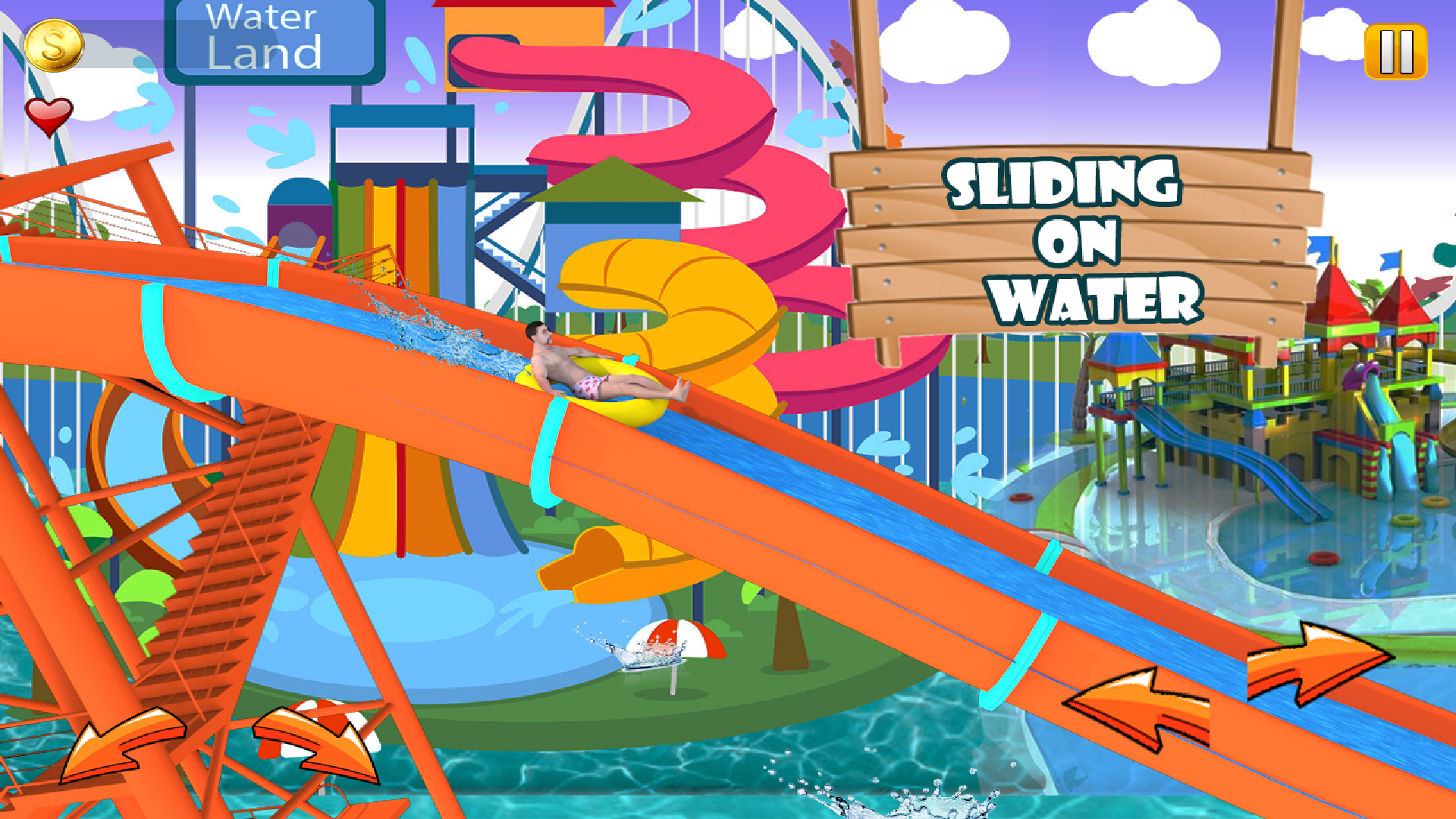 Water Slide Real Adventure 3D Ride Amazon.co.uk Apps & Games
