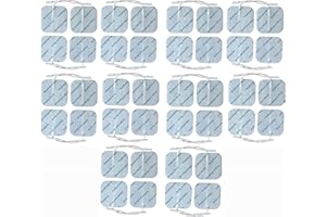 HEALTHCARE WORLD Electrodos Para TENS EMS Electroterapia Cuadrado TENS Electrodos x 40 Prorelax Dittmann Sanowell Saneo Sport Sanoe Vital …