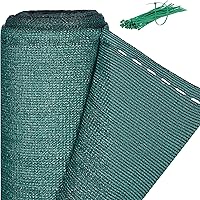Relaxdays Zaunblende, Sichtschutz für Gartenzaun & Balkongeländer, HDPE Gewebe, UV-stabilisiert, wetterfest, 1x6m, grün